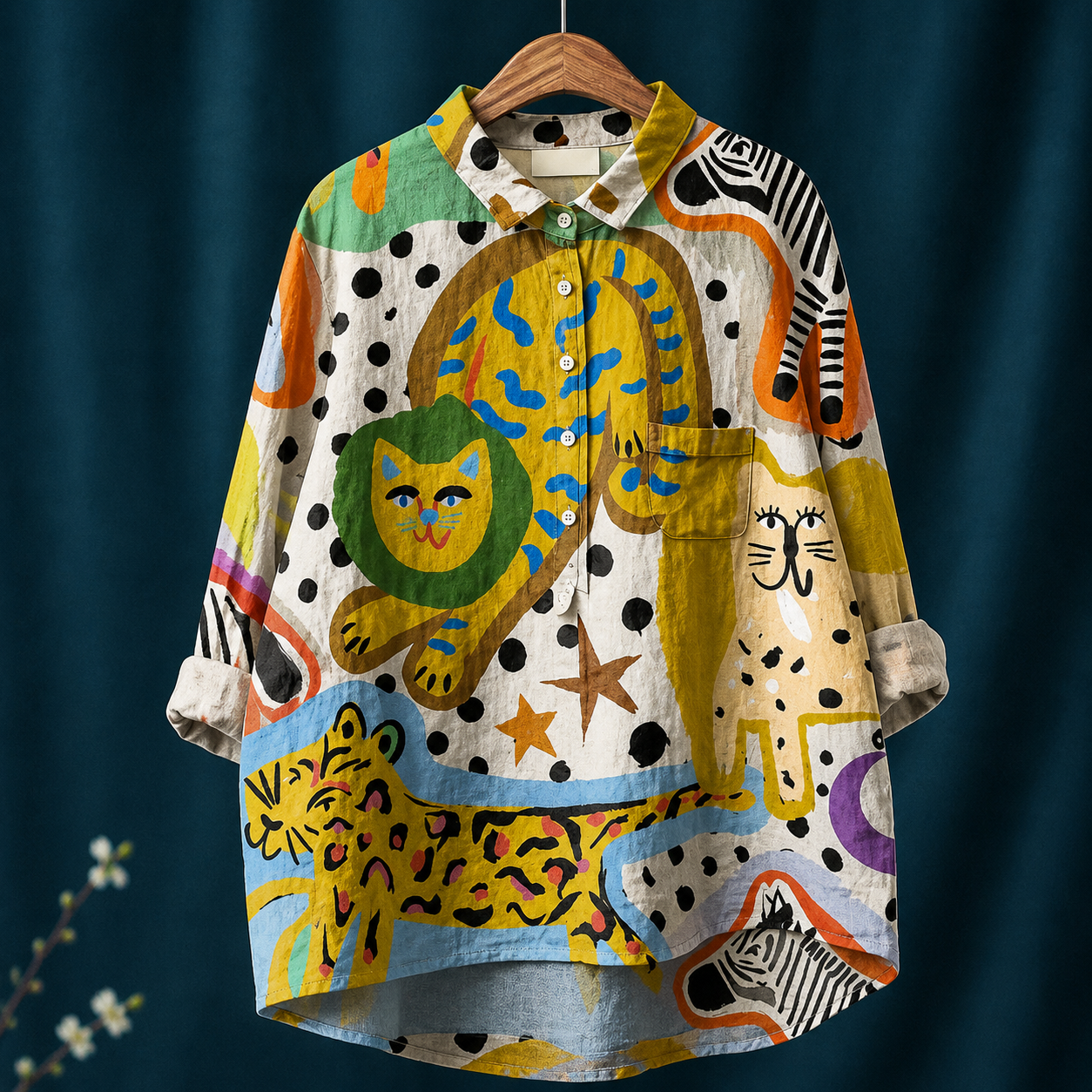 レナ|上品な夏ブラウス