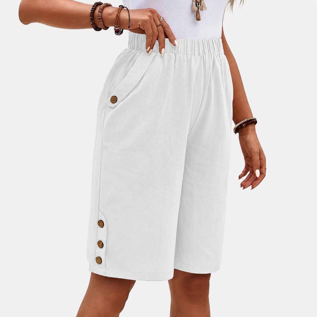 サクラ｜ハイウエストショートパンツ
