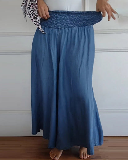 ミラ｜ウエストゴムのワイドパンツ